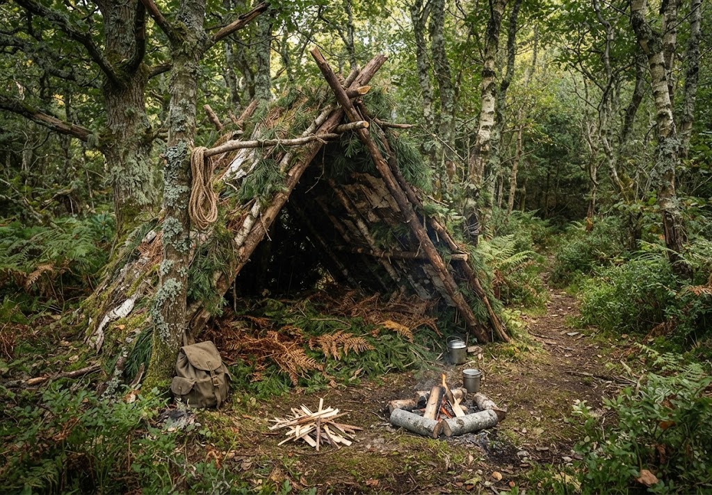 5 scout shelters