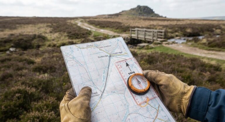 Taking and Following Bearings Over a Route