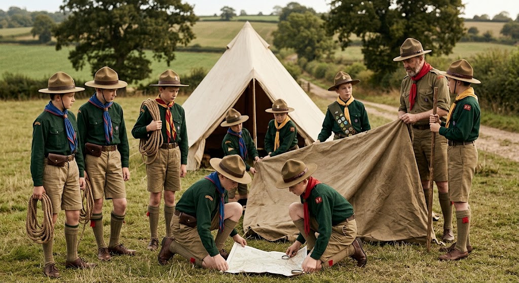 recreating historical scout activities