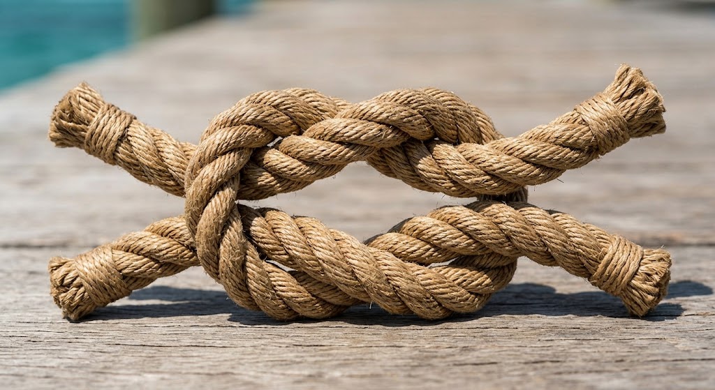 how to tie a reef knot