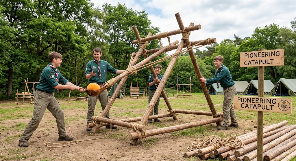 Building a Pioneering Catapult: Scout Pioneering Guide