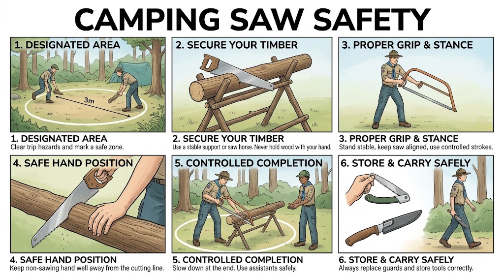 Safe Use of a Saw