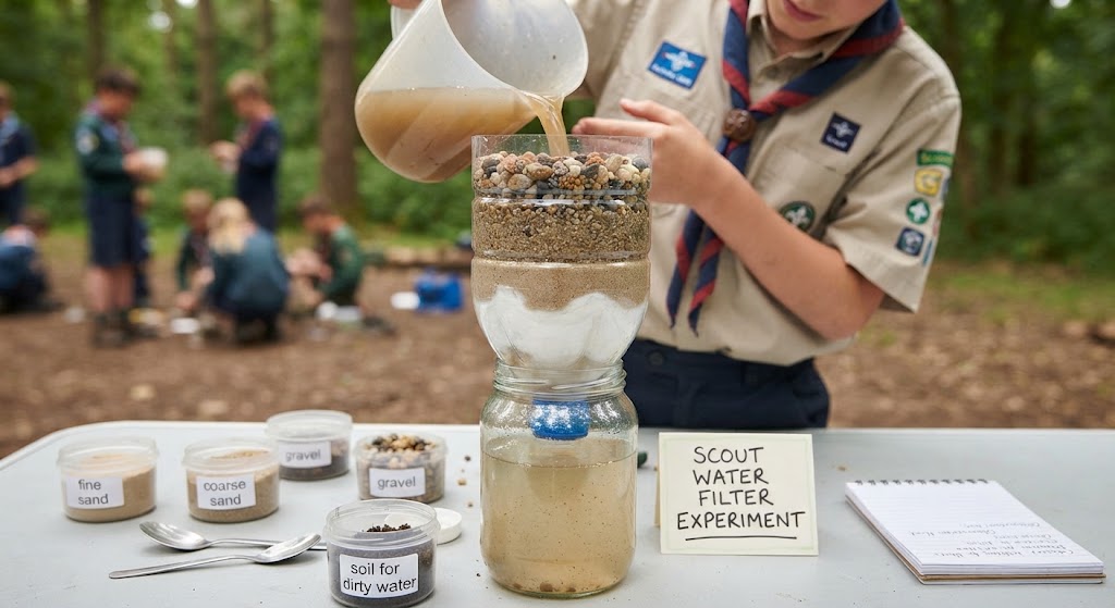 water filter experiment