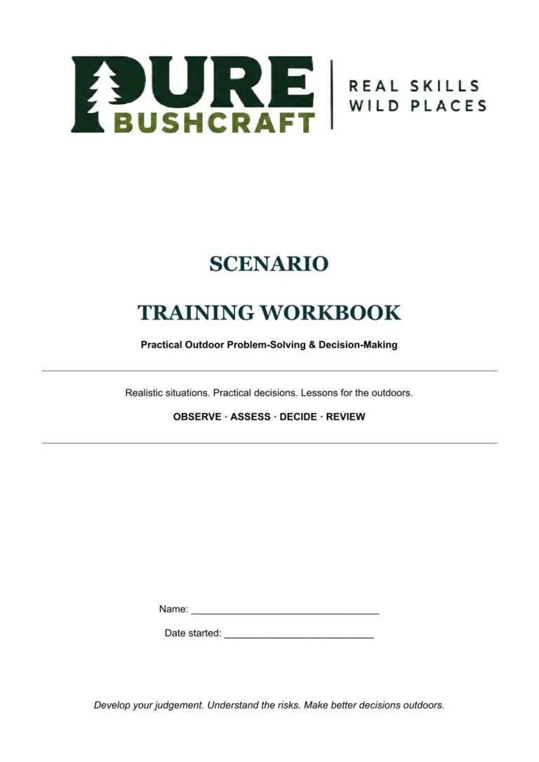 bushcraft scenario workbook free