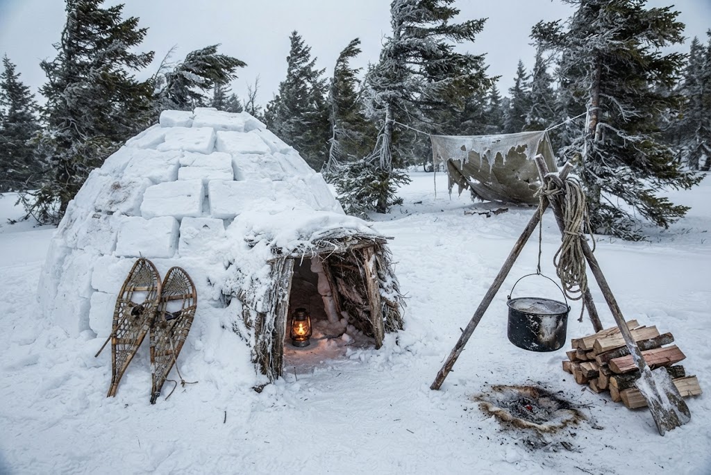 How to Build a Snow Shelter